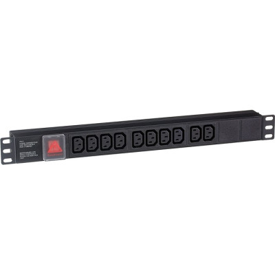 Блок розеток EXEGATE SERVERPRO PDU-19H001 AL-10С13-C14-SW