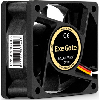 Вентилятор 12В DC EXEGATE EX06025S3P